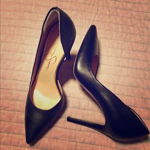 Jessica Simpson Claudette Half d’orsay heels